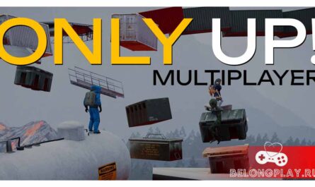 Only Up! multiplayer parkour game platformer scum art logo wallpaper