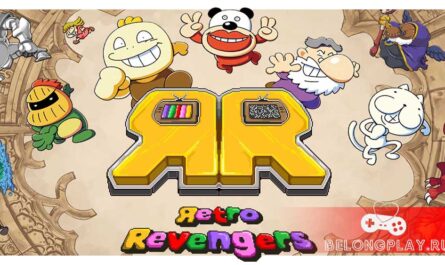 Retro Revengers game cover art logo wallpaper