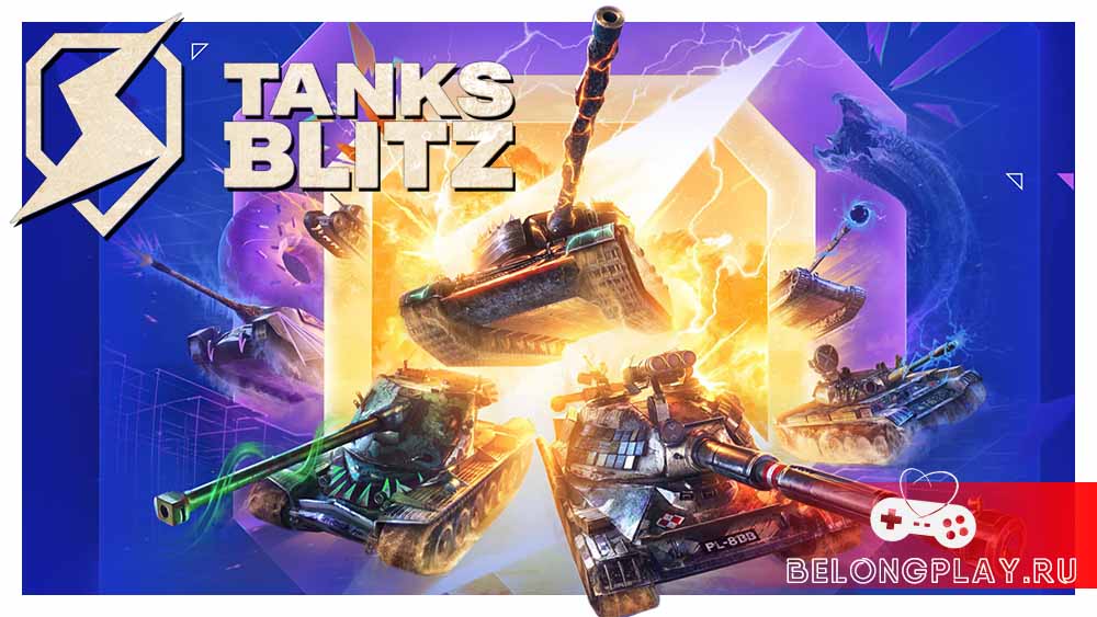 Tanks Blitz game cover art logo wallpaper