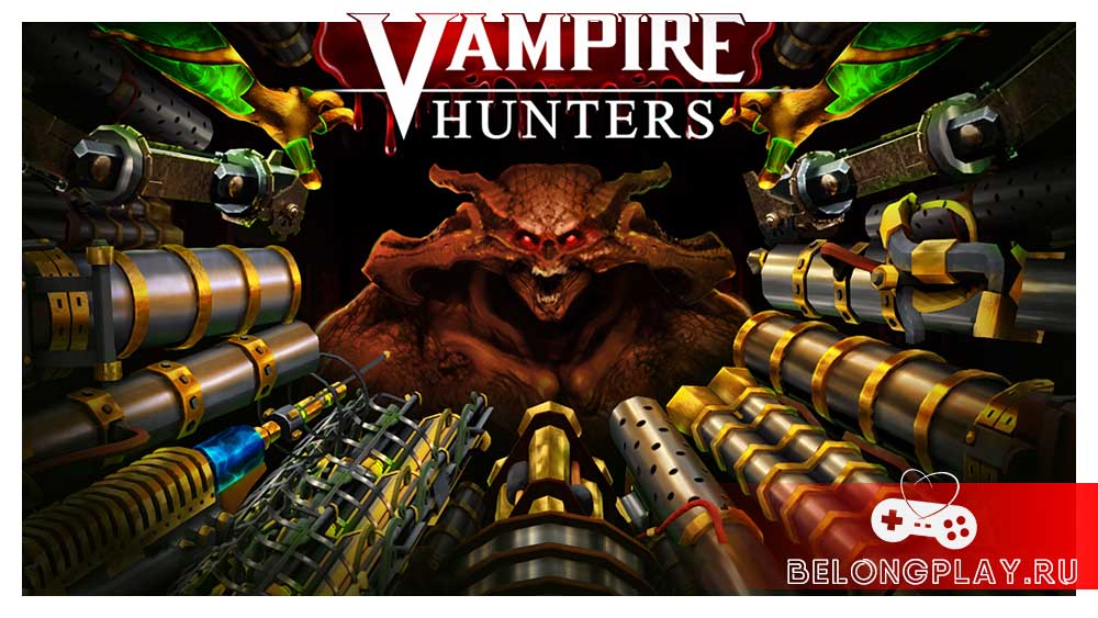 Vampire Hunters game cover art logo wallpaper