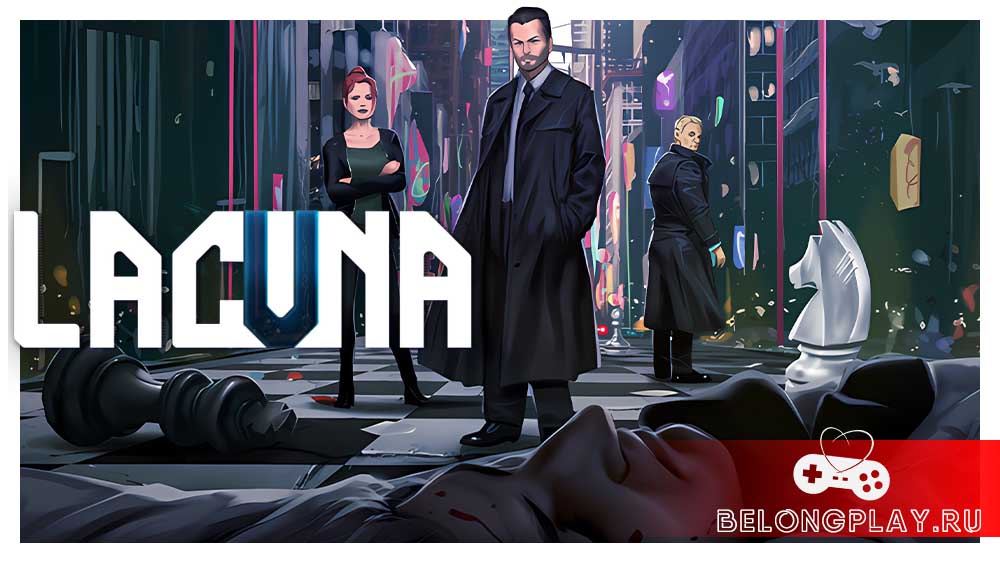 Lacuna: A Sci-Fi Noir Adventure game cover art logo wallpaper