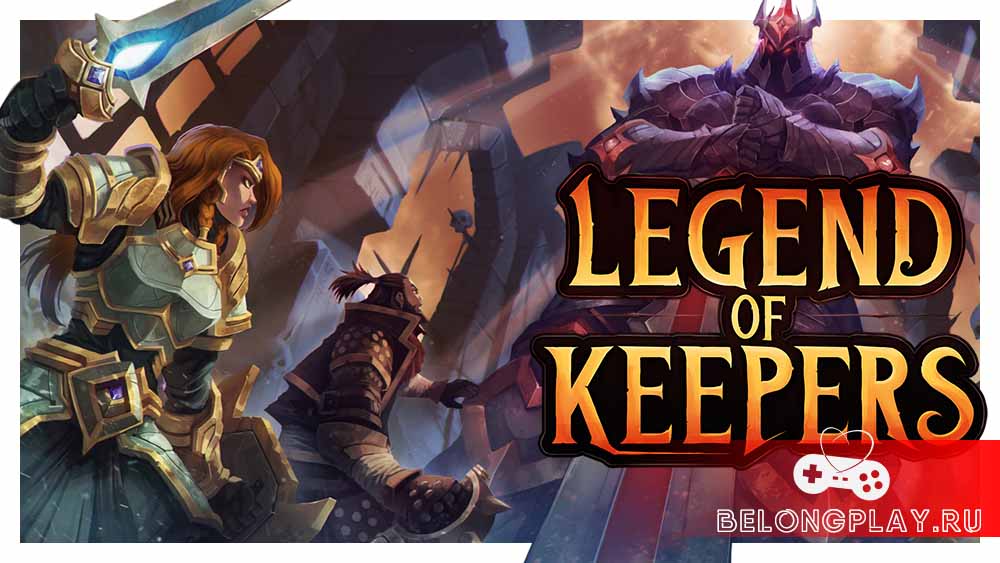 Legend of Keepers: Career of a Dungeon Manager game cover art logo wallpaper