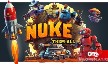 Nuke Them All game cover art logo wallpaper