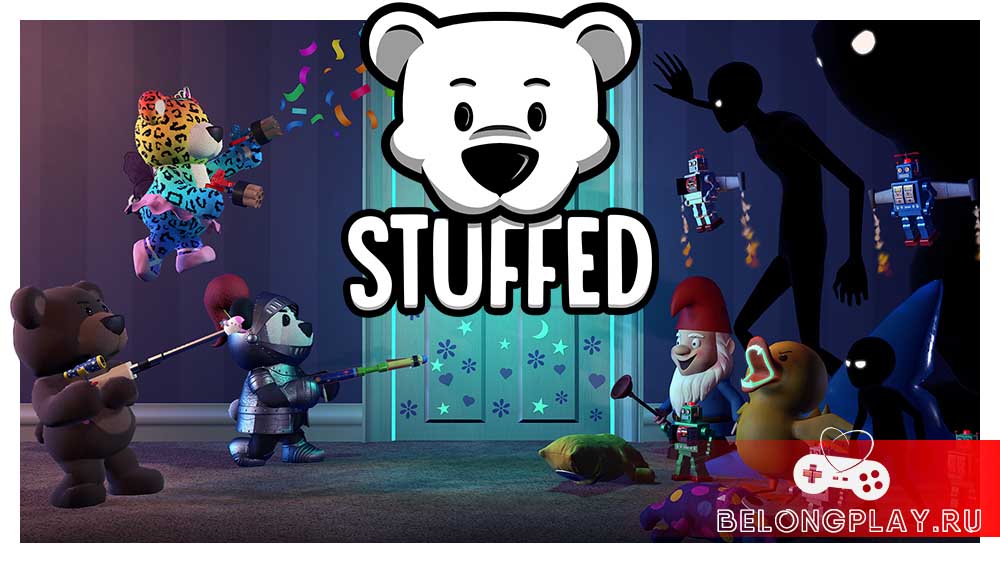 Stuffed game cover art logo wallpaper