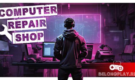 Computer Repair Shop game cover art logo wallpaper