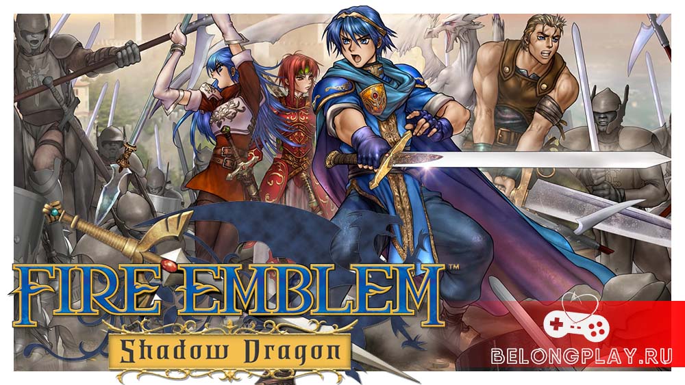 Fire Emblem: Shadow Dragon game cover art logo wallpaper