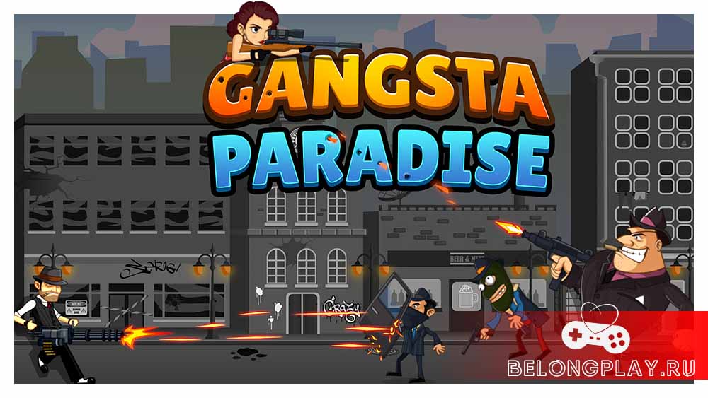 Gangsta Paradise game cover art logo wallpaper