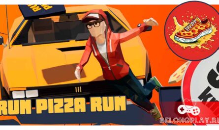 Run Pizza Run game cover art logo wallpaper