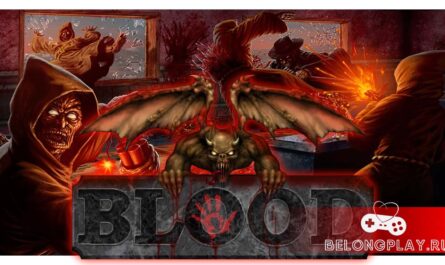 Blood 1997 game cover art logo wallpaper