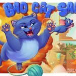 Bad cat Sam game cover art logo wallpaper