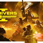 helldivers 2 game cover art logo wallpaper deluxe playstation steam