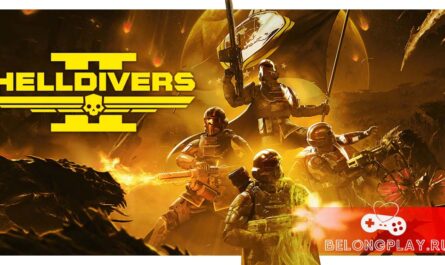 helldivers 2 game cover art logo wallpaper deluxe playstation steam