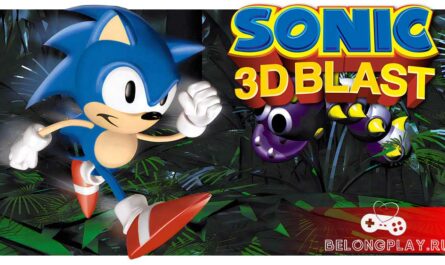 Sonic 3D: Blast cover art logo wallpaper