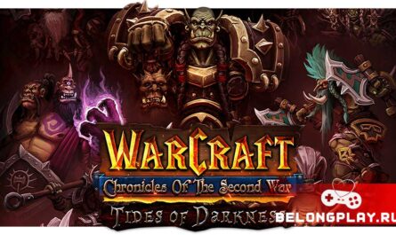 Chronicles of the Second War Warcraft 2 game cover art logo wallpaper