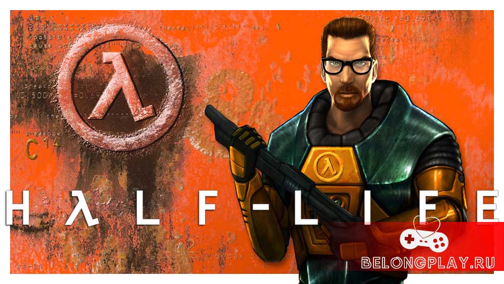 Half-Life game cover art logo wallpaper