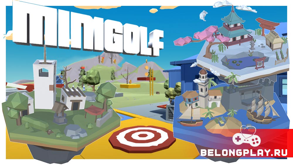 Minigolf game cover art logo wallpaper