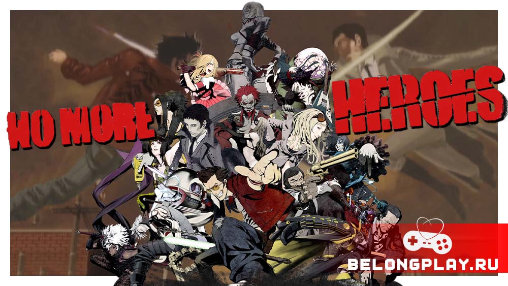 No More Heroes game cover art logo wallpaper