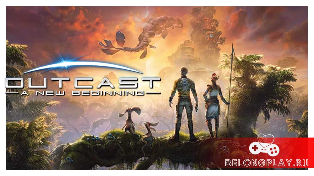 Outcast: A New Beginning game cover art logo wallpaper