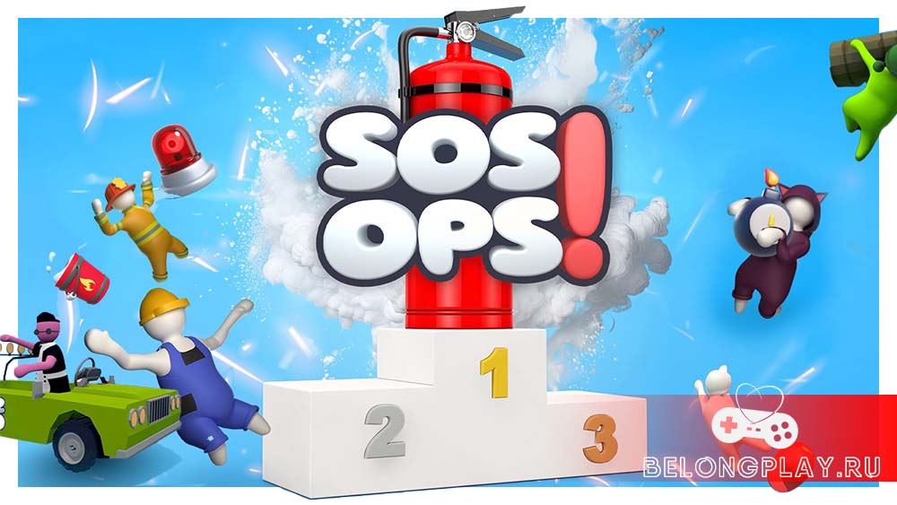 SOS OPS! game cover art logo wallpaper