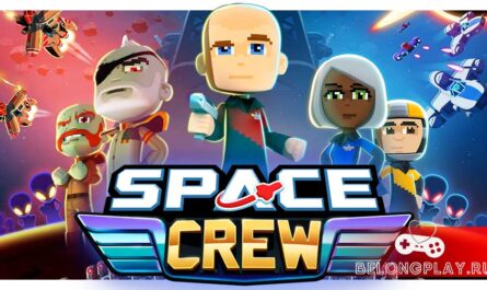 SPACE CREW game cover art logo wallpaper