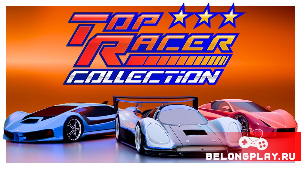 Top Racer Collection game cover art logo wallpaper