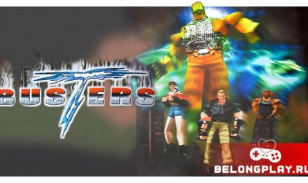 Busters 버스터즈 1999 few midas beat'em up game cover art logo wallpaper