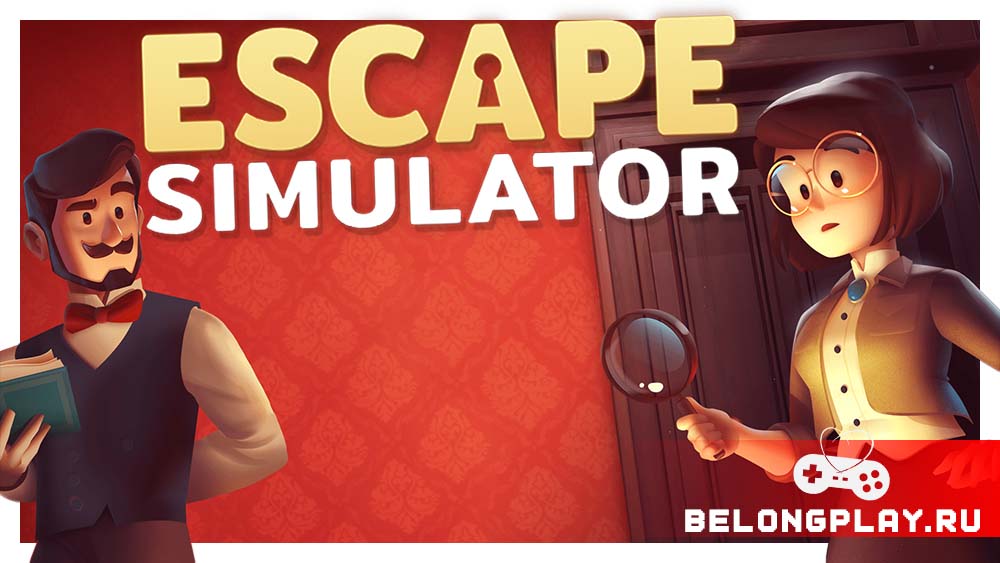 Escape simulator game cover art logo wallpaper