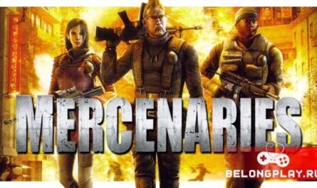 Mercenaries game cover art logo wallpaper