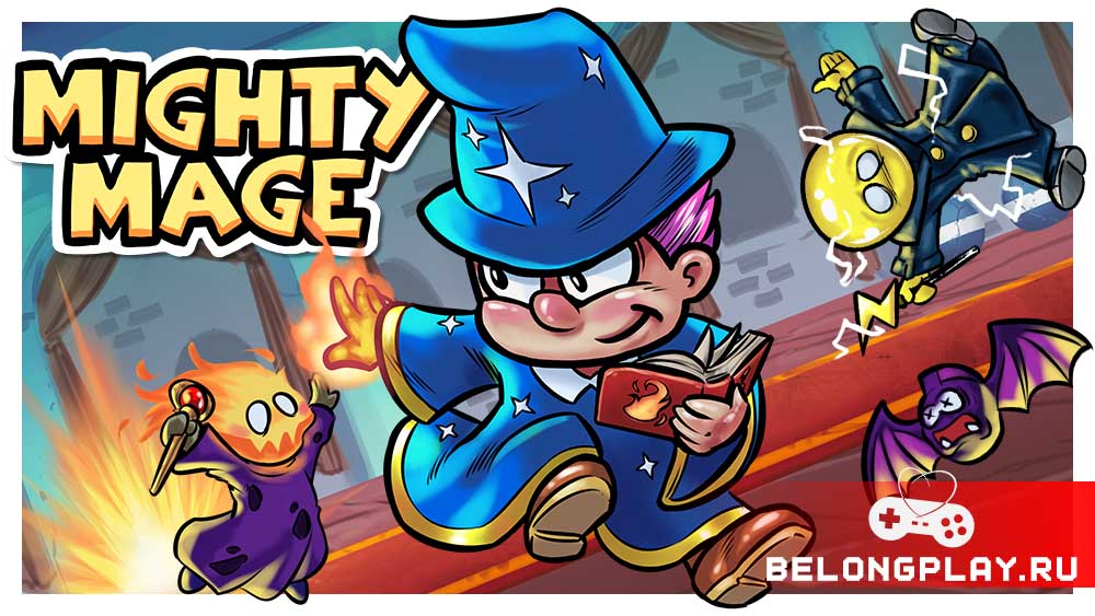 Mighty Mage game cover art logo wallpaper