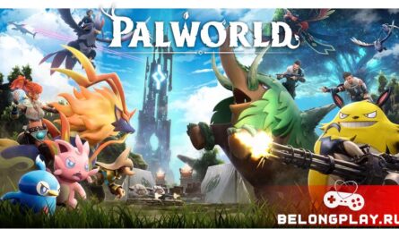 Palworld wallpaper game cover art logo