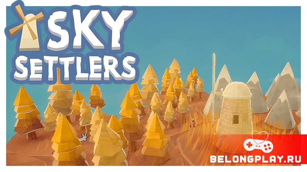Sky Settlers game cover art logo wallpaper
