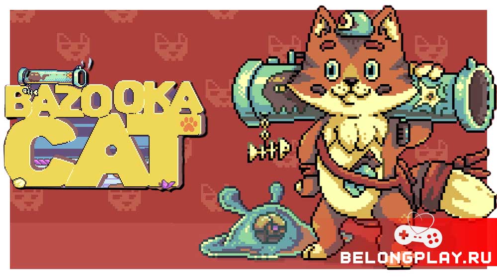 Bazooka Cat game cover art logo wallpaper