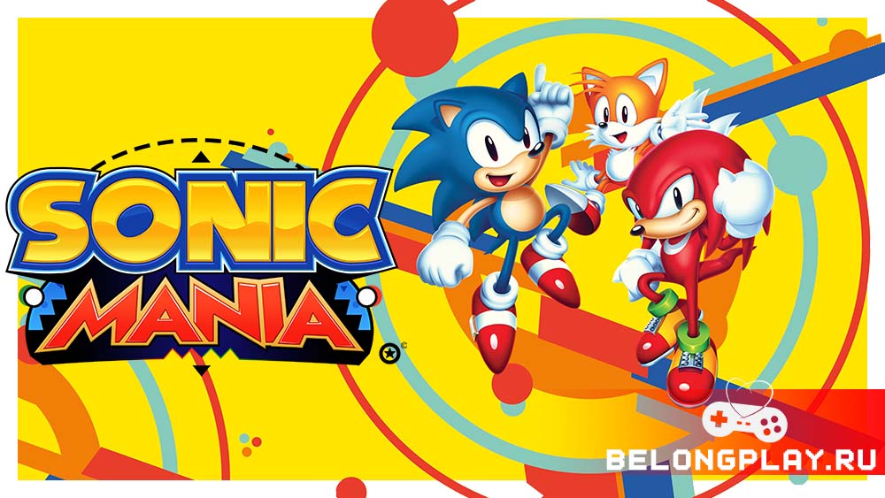 Sonic Mania game cover art logo wallpaper