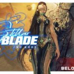 Stellar Blade game cover art logo wallpaper