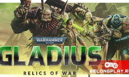 Warhammer 40,000: Gladius — Relics of War game cover art logo wallpaper