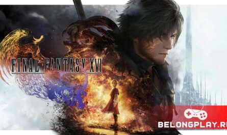 Final Fantasy XVI game cover art logo wallpaper