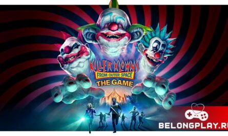 Killer Klowns From Outer Space: The Game cover art logo wallpaper