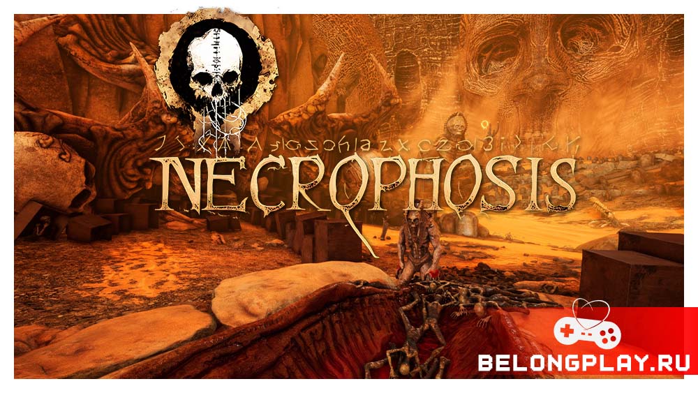 Necrophosis game cover art logo wallpaper