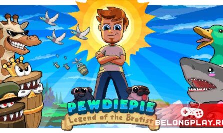 PewDiePie: Legend of the Brofist game cover art logo wallpaper