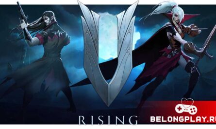 V Rising game cover art logo wallpaper