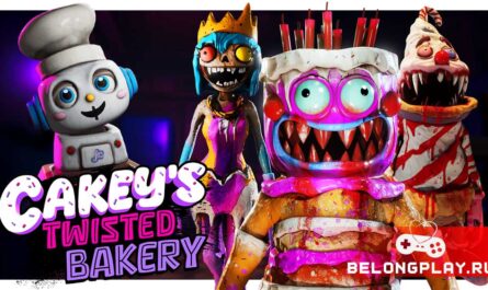 Cakey's Twisted Bakery game cover art logo wallpaper