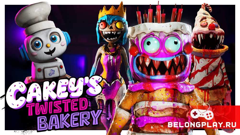 Cakey's Twisted Bakery game cover art logo wallpaper