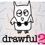 Drawful 2 game cover art logo wallpaper сова в лифчике