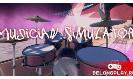 Musician Simulator game cover art logo wallpaper poster симулятор музыканта трэш игры 2024