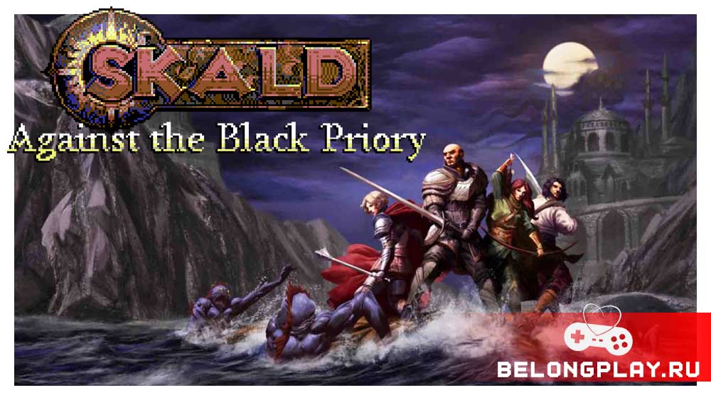 Skald: Against the Black Priory game cover art logo wallpaper