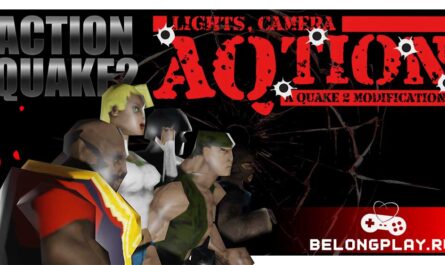 Action Quake 2 AQTION game cover art logo wallpaper