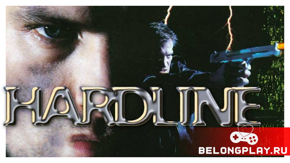 Hardline 1996 retro game video fmv dos windos art logo wallpaper cover poster