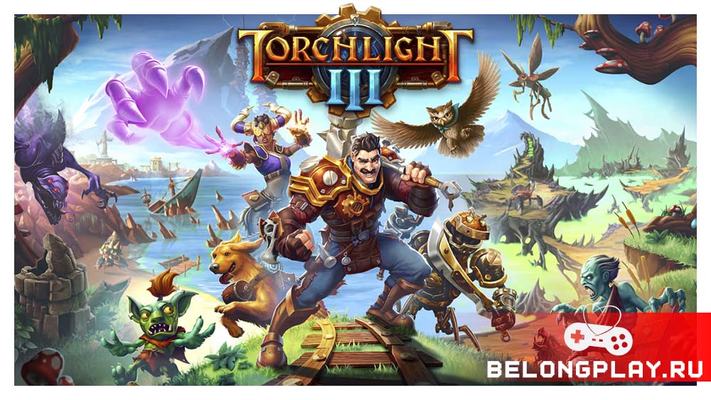 TORCHLIGHT III game cover art logo wallpaper poster