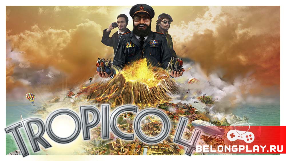 Tropico 4 game cover art logo wallpaper poster gog steam