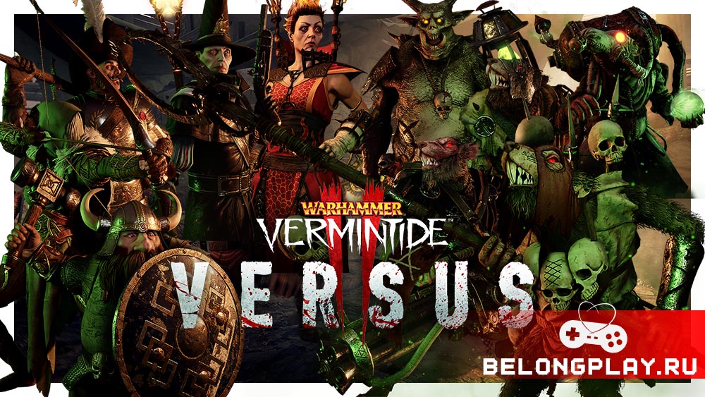 Warhammer: Vermintide 2 Versus game cover art logo wallpaper beta poster